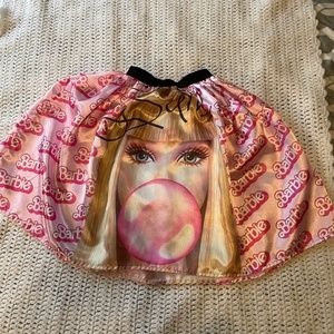 Girls Barbie flutter skirt